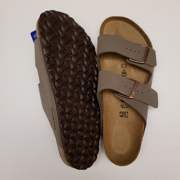 Birkenstock Arizona Men's Stone Gray Sandals 42 - Picture 3 of 4